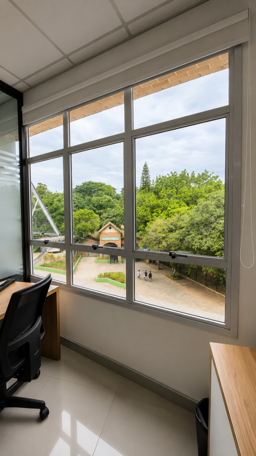 Sala Safira, vista para o parque